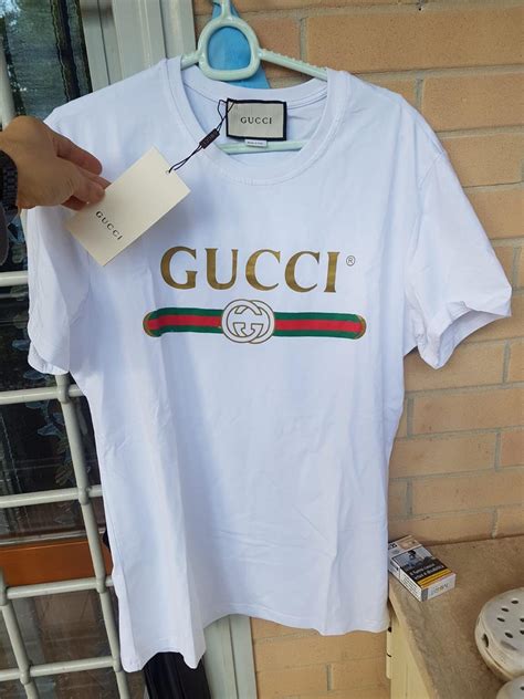 maglietta gucci uomo bianca con logo sfumato|Maglieria Uomo Firmata .